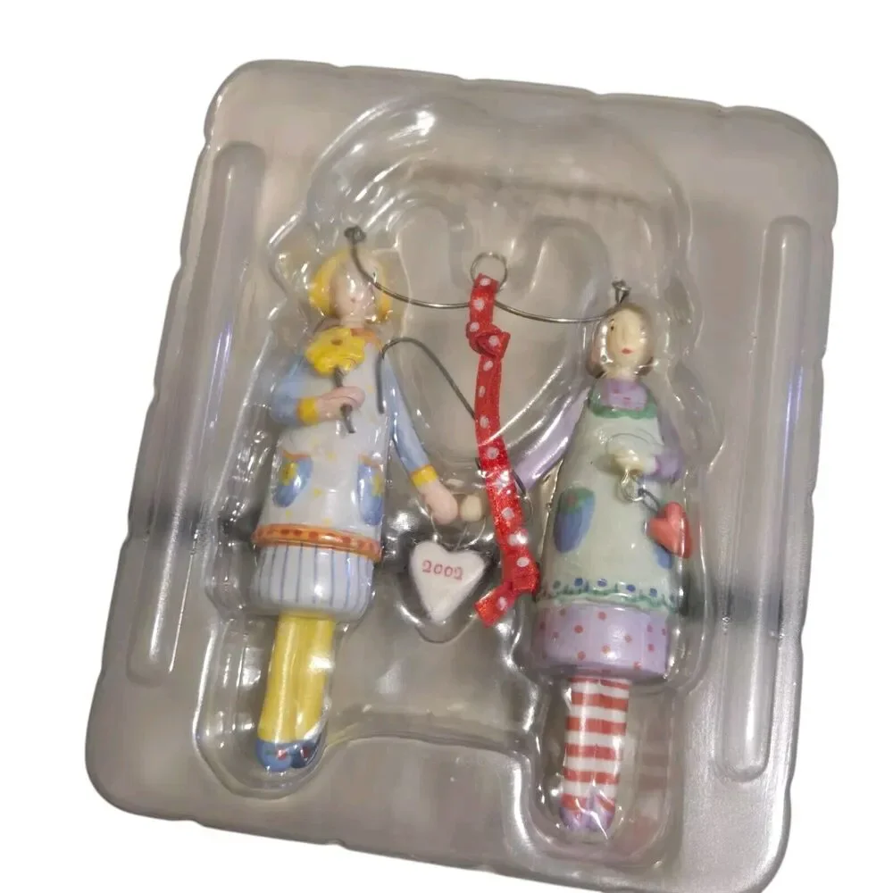 Lot of 6 Hallmark Keepsake Collector's‎ Godson Sisters Born To Shop Manager